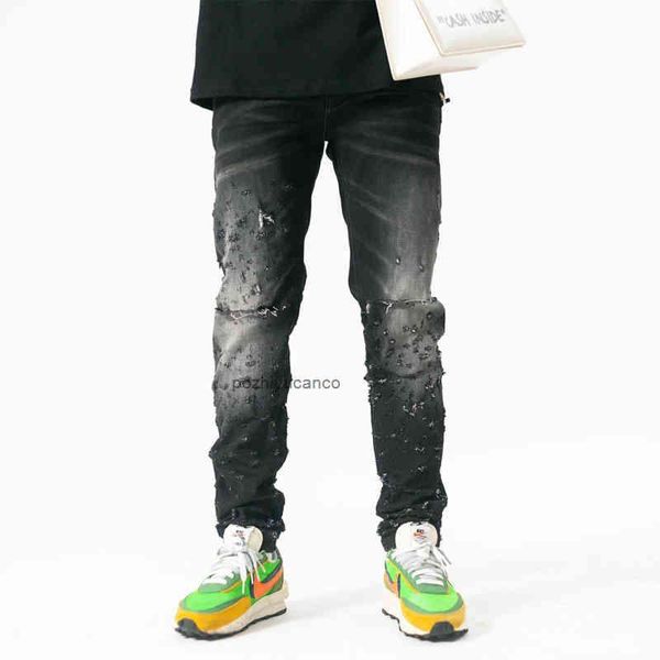 amirs designer men jeans fog amirs high street tide brand washing water used black basic style knife cut worn holes slim fit jeans men hip h, Blue
amirs designer men jeans fog amirs high street tide brand washing water used black basic style knife cut worn holes slim fit jeans men hip h, Blue
