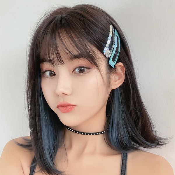 hair lace wigs wig highlights gradient set medium long straight hair micro roll, Black
hair lace wigs wig highlights gradient set medium long straight hair micro roll, Black