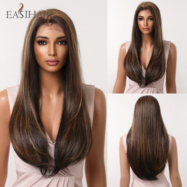 lace front synthetic wig long straight brown mixed golden lace wigs for women daily cosplay high density heat resistantfactory direct, Black
lace front synthetic wig long straight brown mixed golden lace wigs for women daily cosplay high density heat resistantfactory direct, Black