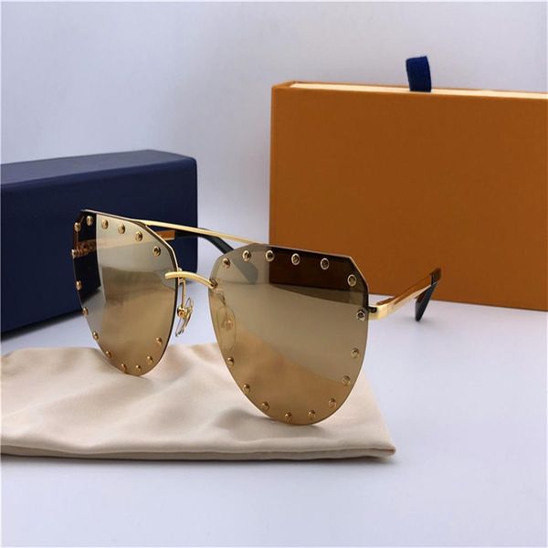 designer- sunglasses 0984 frameless irregular frame with rivets popular avant-garde style uv400 protection eyewear298o, White;black
designer- sunglasses 0984 frameless irregular frame with rivets popular avant-garde style uv400 protection eyewear298o, White;black