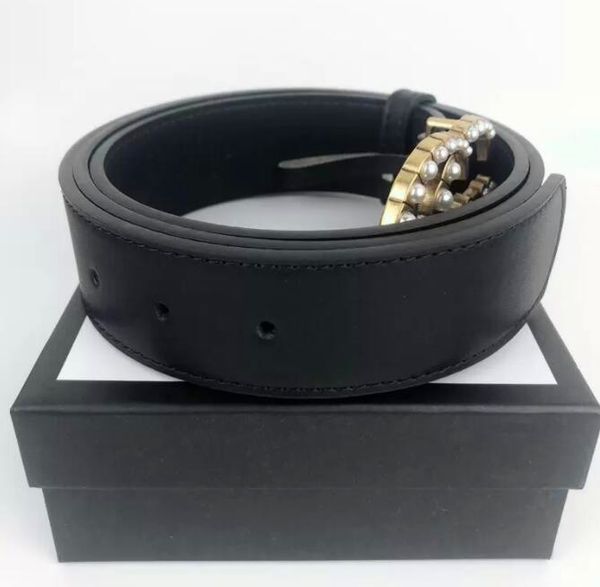 women's belt men's inlaid with diamond pearl bronze buckle sports casual fashion width 3.8cm belt box, Black;brown
women's belt men's inlaid with diamond pearl bronze buckle sports casual fashion width 3.8cm belt box, Black;brown