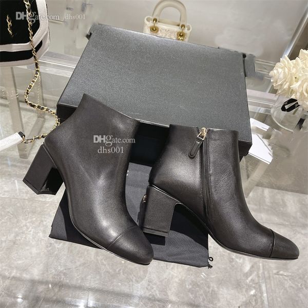 designer boots women leather channel booties classic heel boot ccs ankle boots luxury cowboy woman sdfdc, Black
designer boots women leather channel booties classic heel boot ccs ankle boots luxury cowboy woman sdfdc, Black