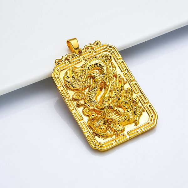 dragon pattern men pendant solid hip hop male 18k yellow gold filled classic handsome jewelry gift, Silver
dragon pattern men pendant solid hip hop male 18k yellow gold filled classic handsome jewelry gift, Silver