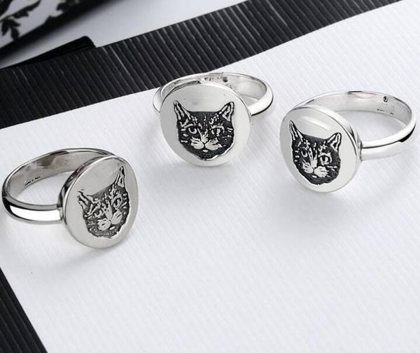 fashion designer ring band pentagon round cat head rings for man women style gifts temperament simplicity accessories luxury jewelry with bo, Silver
fashion designer ring band pentagon round cat head rings for man women style gifts temperament simplicity accessories luxury jewelry with bo, Silver
