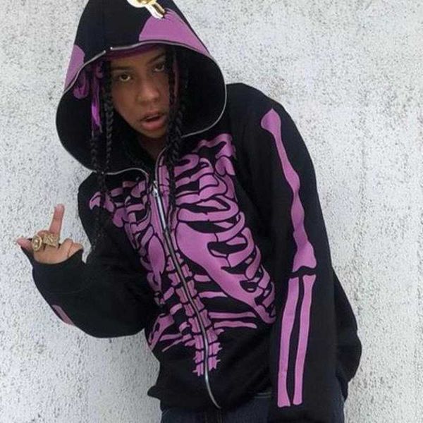 women's jackets skull print fashion cool streetwear hoodie goth hip hop grunge jacket loose printing long sleeve vintage sweatshirt cl, Black;brown
women's jackets skull print fashion cool streetwear hoodie goth hip hop grunge jacket loose printing long sleeve vintage sweatshirt cl, Black;brown