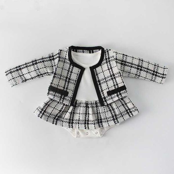 newborn baby girl clothes autumn spring baby rompers for girls plaid princess christmas baby clothes set romper jacket 2pc, White
newborn baby girl clothes autumn spring baby rompers for girls plaid princess christmas baby clothes set romper jacket 2pc, White