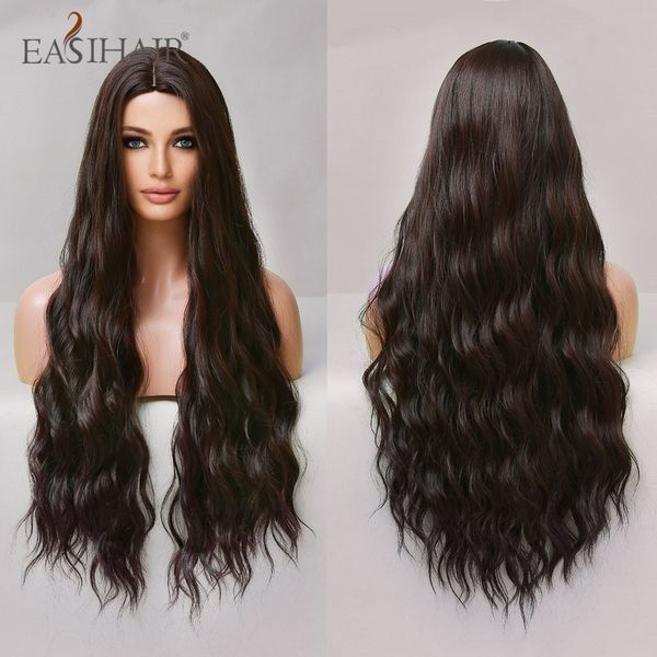 natural brown black wigs for women long water wave synthetic women wigs for daily party cosplay heat resistant fibersfactory direct
natural brown black wigs for women long water wave synthetic women wigs for daily party cosplay heat resistant fibersfactory direct