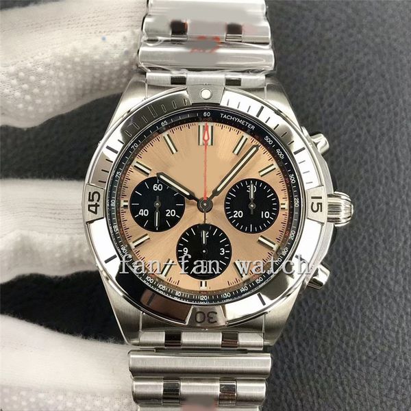 gf maker super quality watch 42mm chronomat 42 b01 green dial 904l steel chronograph eta 7750 movement mechanical automatic mens watches men, Slivery;brown
gf maker super quality watch 42mm chronomat 42 b01 green dial 904l steel chronograph eta 7750 movement mechanical automatic mens watches men, Slivery;brown
