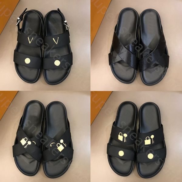 designers slipper luxury sandals brand slide men slippers beach indoor wide flat flip flops mens slipper size 38-44, Black
designers slipper luxury sandals brand slide men slippers beach indoor wide flat flip flops mens slipper size 38-44, Black