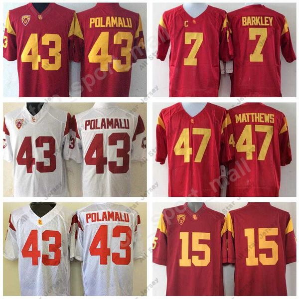 american college football wear usc trojans jersey 7 matt barkley 15 michael bowman 43 troy polamalu 47 clay matthews ncaa football jerseys c, Black
american college football wear usc trojans jersey 7 matt barkley 15 michael bowman 43 troy polamalu 47 clay matthews ncaa football jerseys c, Black