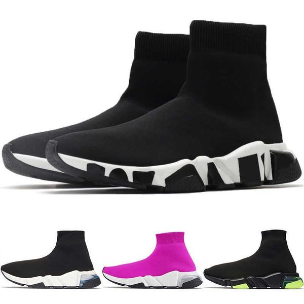 with original box''balencaigas''designer shoes speed trainer running shoes women sneakers men 's clear sole socks t, Black
with original box''balencaigas''designer shoes speed trainer running shoes women sneakers men 's clear sole socks t, Black