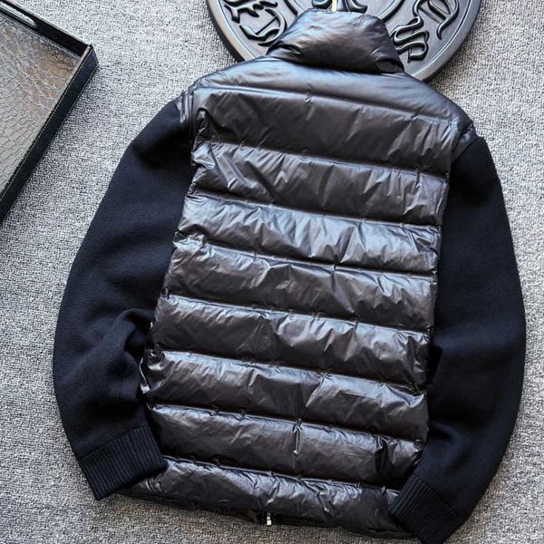 winter mens warm coat pa designer hooded down jacket fashion stitching wool knitted cardigan jackets men women windproof down coats vv, Black
winter mens warm coat pa designer hooded down jacket fashion stitching wool knitted cardigan jackets men women windproof down coats vv, Black