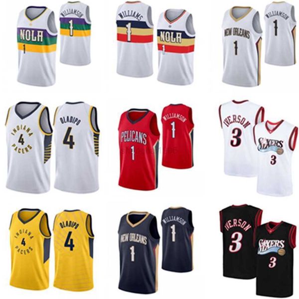 fans tees mens zion 1 williamson victor 4 oladipo allen 3 iverson basketball jerseys jersey ncaa reggie 31 miller retro, Black 
fans tees mens zion 1 williamson victor 4 oladipo allen 3 iverson basketball jerseys jersey ncaa reggie 31 miller retro, Black