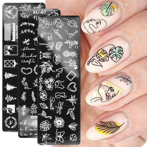 butterfly daisy nail stamping plates line pictures abstract people face image stamp templates french nail flower lines transfer stencil, White
butterfly daisy nail stamping plates line pictures abstract people face image stamp templates french nail flower lines transfer stencil, White