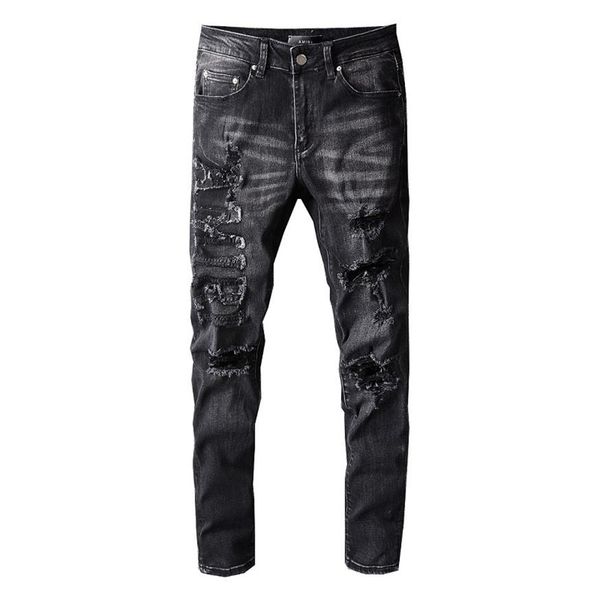 20ss mens designer jeans distressed ripped biker slim fit motorcycle denim for men s fashion jean mans pants pour homm225m, Blue
20ss mens designer jeans distressed ripped biker slim fit motorcycle denim for men s fashion jean mans pants pour homm225m, Blue