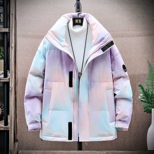winter new versatile down jacket for men's fashion handsome light loose thickened warm couple coat, Black
winter new versatile down jacket for men's fashion handsome light loose thickened warm couple coat, Black