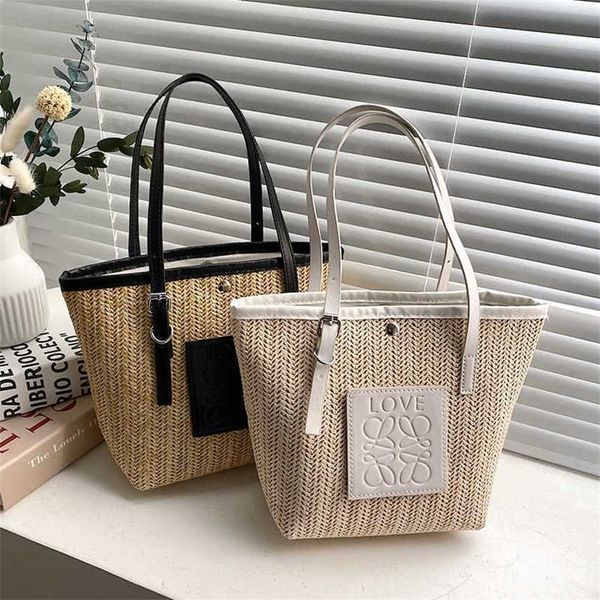 spring straw large capacity shopping bag women's 2022 new portable shoulder bag beach tote bag
spring straw large capacity shopping bag women's 2022 new portable shoulder bag beach tote bag