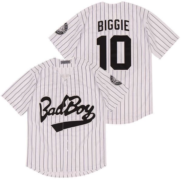 mens the notorious b.i.g. movie bad boy #10 biggie smalls black white stitched baseball film buttons jerseys size s-3xl, Blue;black
mens the notorious b.i.g. movie bad boy #10 biggie smalls black white stitched baseball film buttons jerseys size s-3xl, Blue;black