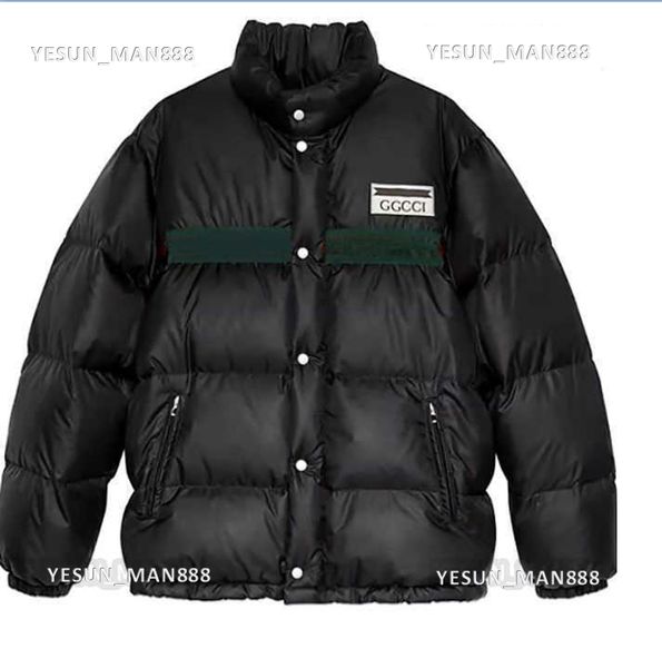 men's parkas g designer winter mens womens down cotton red blue ribbon printing thickened warm puffer jacket fashion stand collar parka, Black
men's parkas g designer winter mens womens down cotton red blue ribbon printing thickened warm puffer jacket fashion stand collar parka, Black