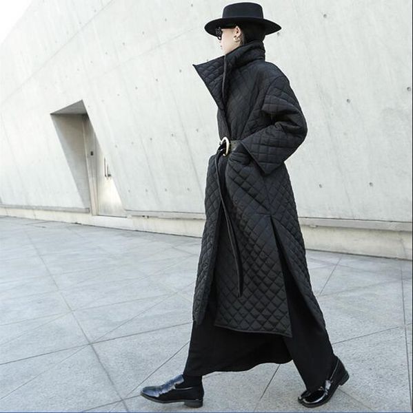 women's outerwear coats parkas black big size long cotton-padded coat long sleeve loose fit women fashion tide new spring autumn
women's outerwear coats parkas black big size long cotton-padded coat long sleeve loose fit women fashion tide new spring autumn
