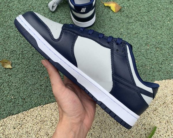 designer shoes low georgetown hoyas skateboard grey blue sports sneakers