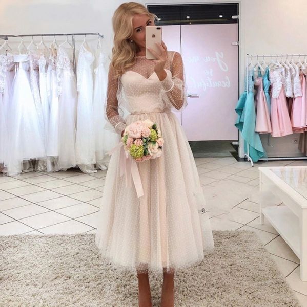 lace point long sleeves short wedding dresses party robe de soiree longue formal dress simple robe de soiree lace, White
lace point long sleeves short wedding dresses party robe de soiree longue formal dress simple robe de soiree lace, White
