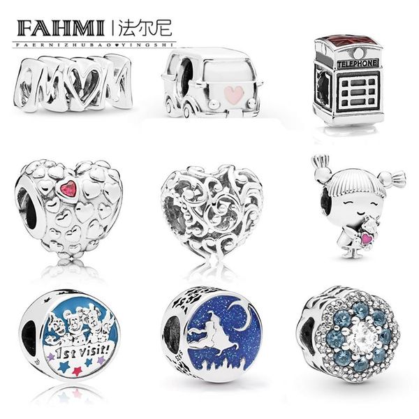 fahmi 100% 925 sterling silver new 11telephone booth camper van mum script 1st visit friends magic carpet ride blue flower diy je272h, Black
fahmi 100% 925 sterling silver new 11telephone booth camper van mum script 1st visit friends magic carpet ride blue flower diy je272h, Black