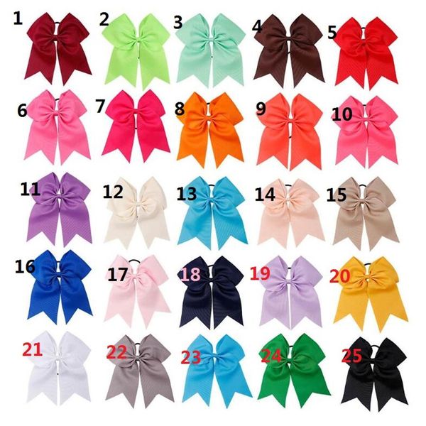 20pcs 196 colors available 8inch girls hair bow grosgrain ribbon cheer bow elastic band ponytail hair holder for girl hair accessories245t, Slivery;white
20pcs 196 colors available 8inch girls hair bow grosgrain ribbon cheer bow elastic band ponytail hair holder for girl hair accessories245t, Slivery;white