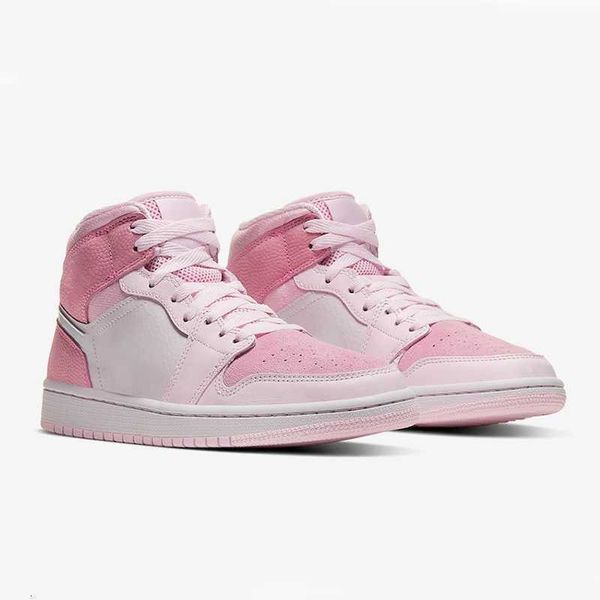 men women basketball 1s shoes digital pink jumpman 1 mid white women trainers sports sneakers, Black
men women basketball 1s shoes digital pink jumpman 1 mid white women trainers sports sneakers, Black