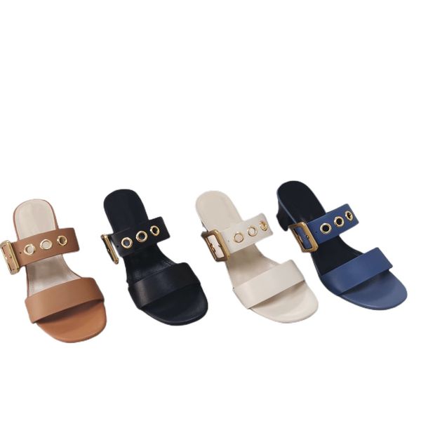 2022 sandals new open toe high heels herringbone slippers buckle slippers single shoes commuter designer luxury, Black
2022 sandals new open toe high heels herringbone slippers buckle slippers single shoes commuter designer luxury, Black