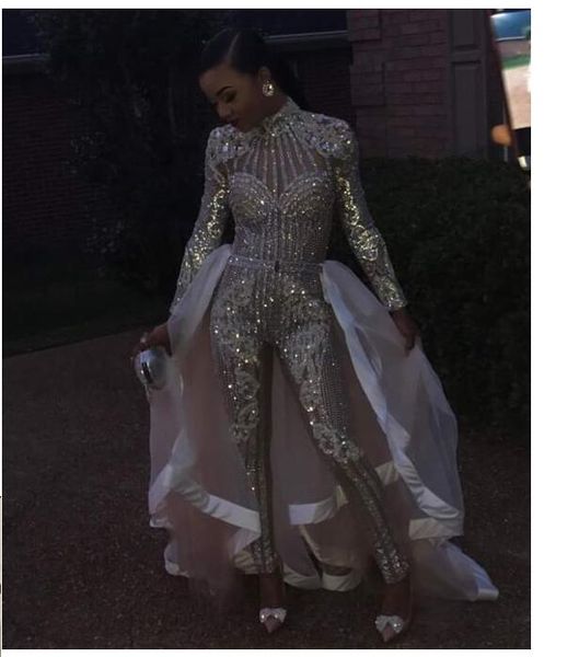 evening dress high-neck silver beads crystals jumpsuit with trail long dress lace long sleeve appliques kylie jenner yousef aljasmi women cl, Black;pink
evening dress high-neck silver beads crystals jumpsuit with trail long dress lace long sleeve appliques kylie jenner yousef aljasmi women cl, Black;pink