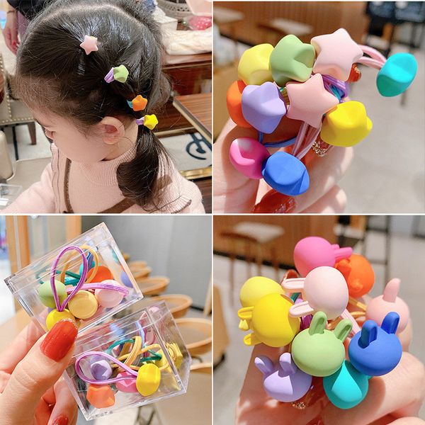 children hair rubber bands frosted candy color love cartoon animal star scrunchie girl hair band 10pcs/set br085, Pink
children hair rubber bands frosted candy color love cartoon animal star scrunchie girl hair band 10pcs/set br085, Pink