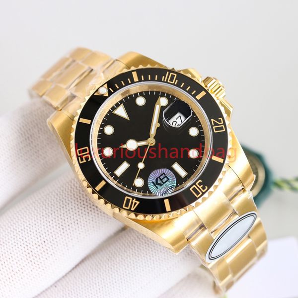 luxury men's watch black dial 40mm mixed time mark luminous stainless steel 904l blue crystal glass folding clasp fully automatic mecha, Slivery;brown 
luxury men's watch black dial 40mm mixed time mark luminous stainless steel 904l blue crystal glass folding clasp fully automatic mecha, Slivery;brown