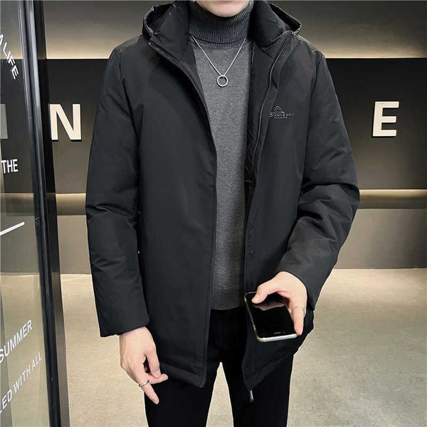 men's cotton padded clothes 2022 new loose hooded medium long casual coat overcome the trend, Black
men's cotton padded clothes 2022 new loose hooded medium long casual coat overcome the trend, Black
