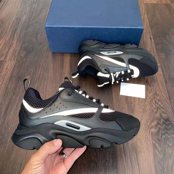 b22 men's sports shoes 3m reflective cowhide mesh stitching household leisure outside running shoes, Black
b22 men's sports shoes 3m reflective cowhide mesh stitching household leisure outside running shoes, Black
