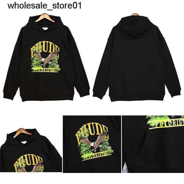 men's hoodies designer sweatshirts rhude loose letter printed fashion streetwear hoodie, Black
men's hoodies designer sweatshirts rhude loose letter printed fashion streetwear hoodie, Black