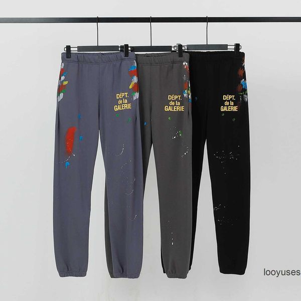 2023 sportpant galleryes pant dept mens high street speckle lettered printed men's women's loose pants leggings, Black
2023 sportpant galleryes pant dept mens high street speckle lettered printed men's women's loose pants leggings, Black