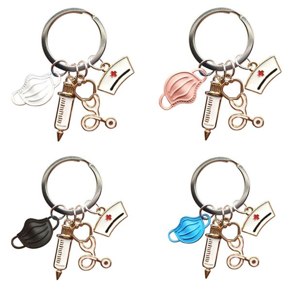 key rings fashion nurse hat stethoscope syringe mask alloy keychain medical tool pendant student gift souvenir drop delivery smttl, Slivery;golden
key rings fashion nurse hat stethoscope syringe mask alloy keychain medical tool pendant student gift souvenir drop delivery smttl, Slivery;golden
