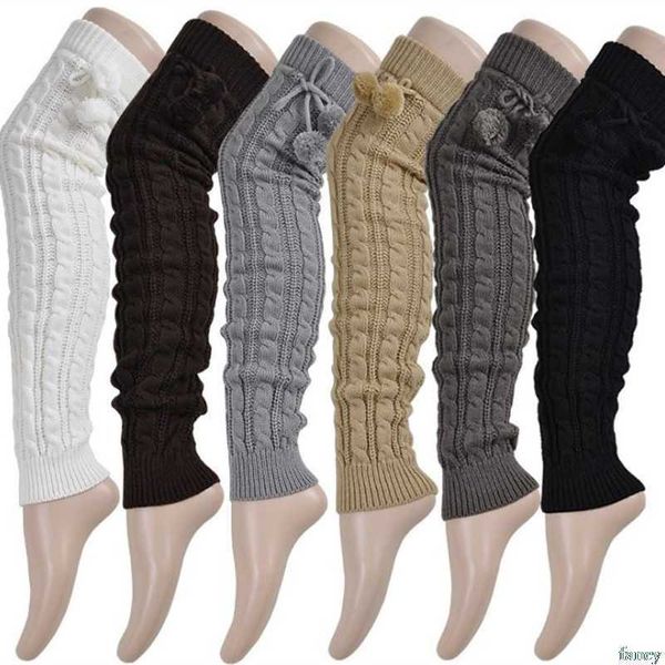socks hosiery knitted women winter leg warmers knee high thigh high tie cable knitted long boot socks ladies boot leg warmer t221107, Black;white 
socks hosiery knitted women winter leg warmers knee high thigh high tie cable knitted long boot socks ladies boot leg warmer t221107, Black;white