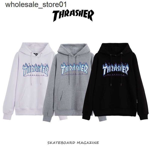men's hoodies designer sweatshirts winter thrasher sweater men's women's printed cashmere loose couple's hoodie, Black
men's hoodies designer sweatshirts winter thrasher sweater men's women's printed cashmere loose couple's hoodie, Black