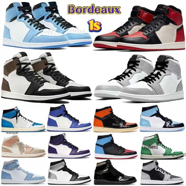 1 1s university blue high basketball shoes bordeaux dark mocha mid barely rose light smoke grey patent bred men women designer sneakers jord, Black
1 1s university blue high basketball shoes bordeaux dark mocha mid barely rose light smoke grey patent bred men women designer sneakers jord, Black