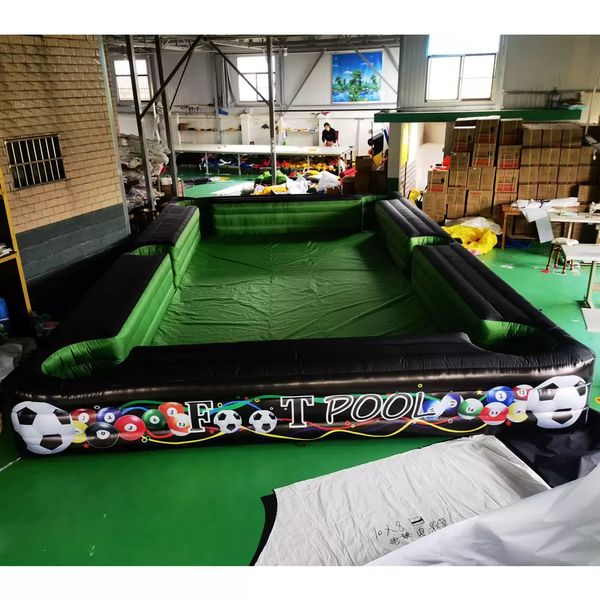 Image of Selling Human Inflatable Snooker Football/Soccer Table Pool Portable Snookball Funny Indoor Outdoor Sport Games