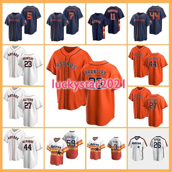 baseball jersey coston astros''27 jose altuve 52 bryan abreu 44 yordan alvarez 64 brandon bielak 56 ronel blanco 23 michael brantl, Blue;black
baseball jersey coston astros''27 jose altuve 52 bryan abreu 44 yordan alvarez 64 brandon bielak 56 ronel blanco 23 michael brantl, Blue;black