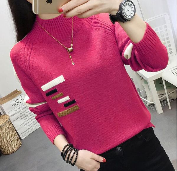 2023 women's sweater heaps collar turtleneck autumn winter slim pullover basic casual soft knit sweater warm jumper, White;black
2023 women's sweater heaps collar turtleneck autumn winter slim pullover basic casual soft knit sweater warm jumper, White;black
