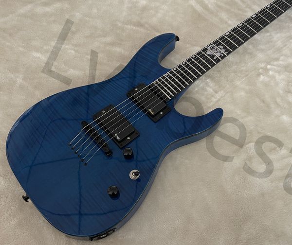lvyelectric guitar neck body blue color see thru wood grain rose flower inlay on fingerboard flame body top
lvyelectric guitar neck body blue color see thru wood grain rose flower inlay on fingerboard flame body top