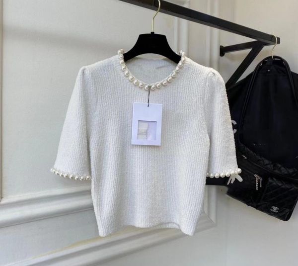 women's sweater fashion designer womens sweaters knits high-end comfortable luxury pearl with cashmere wool leisure, White;black
women's sweater fashion designer womens sweaters knits high-end comfortable luxury pearl with cashmere wool leisure, White;black