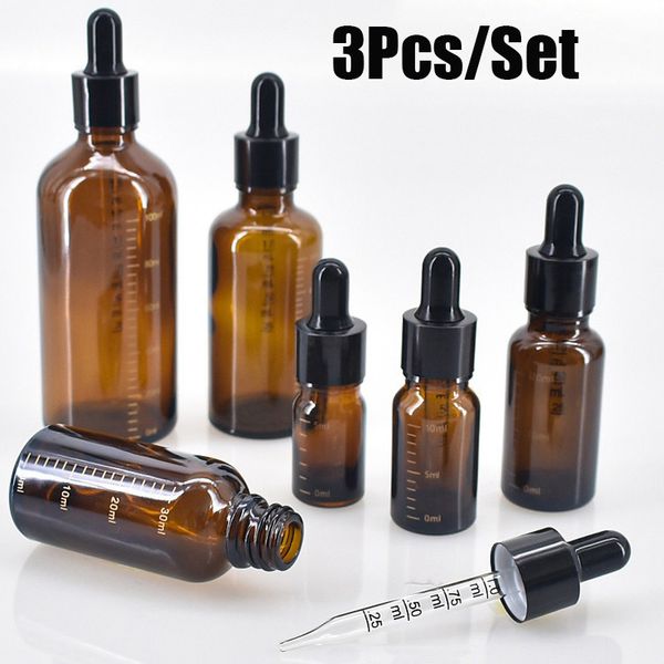 3pcs/set dropper bottles with scale 5ml-100ml reagent eye drop amber glass aromatherapy oils liquid perfume pipette bottle refillable bottle
3pcs/set dropper bottles with scale 5ml-100ml reagent eye drop amber glass aromatherapy oils liquid perfume pipette bottle refillable bottle