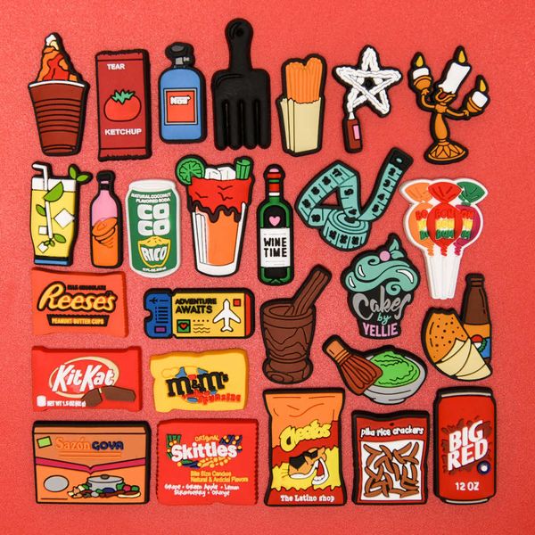 single sale snack drink beer cute croc charms shoes decorations boy girl garden shoe accessories buckle kids gifts, White;pink
single sale snack drink beer cute croc charms shoes decorations boy girl garden shoe accessories buckle kids gifts, White;pink