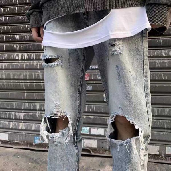 pants jeans fashion men's fog high street vibe trendy men brand cut slim straight justi biber ripped hip hop fit designer luxury, Blue
pants jeans fashion men's fog high street vibe trendy men brand cut slim straight justi biber ripped hip hop fit designer luxury, Blue