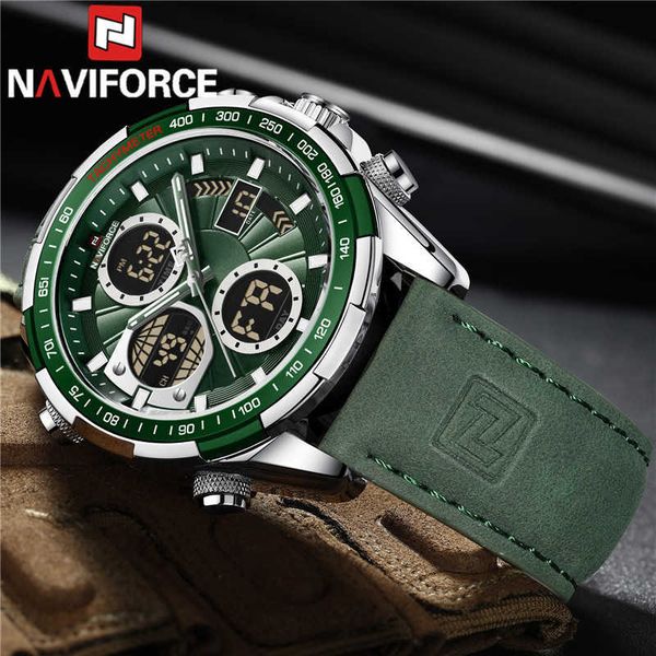 watches naviforce brand luxury men watch quartz digital male clock military sport green genuine leather business man wristwatch 9197 c0oc li, Slivery;brown
watches naviforce brand luxury men watch quartz digital male clock military sport green genuine leather business man wristwatch 9197 c0oc li, Slivery;brown
